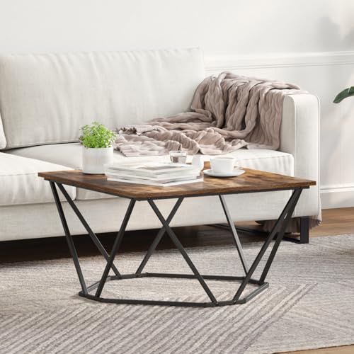 THOYTOUI Couchtisch Räuchereiche 80x80x45 cm Holzwerkstoff, Tisch Wohnzimmer Wohnzimmertisch Coffee Table Sofatisch Geeignet für Flur Wohnzimmer Hotel Teestube THOYTOUI Couchtisch Räuchereiche 80x80x45 cm Holzwerkstoff, Tisch Wohnzimmer Wohnzimmertisch Coffee Table Sofatisch Geeignet für Flur Wohnzimmer Hotel Teestube von THOYTOUI