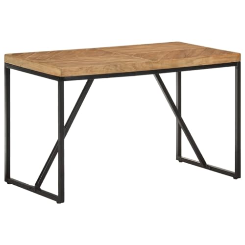 THOYTOUI Esstisch 120x60x76 cm Massivholz Akazie und Mango, Holztisch Dining Table Küchentisch Tisch Geeignet für Wohnzimmer Küche Speisesaal Esszimmer THOYTOUI Esstisch 120x60x76 cm Massivholz Akazie und Mango, Holztisch Dining Table Küchentisch Tisch Geeignet für Wohnzimmer Küche Speisesaal Esszimmer von THOYTOUI