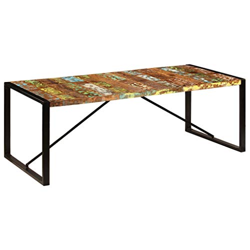 THOYTOUI Esstisch 220x100x75 cm Altholz Massiv, Bistrotisch Esszimmertisch Holztisch Essgruppe Geeignet für Speisesaal Küche Wohnzimmer Esszimmer THOYTOUI Esstisch 220x100x75 cm Altholz Massiv, Bistrotisch Esszimmertisch Holztisch Essgruppe Geeignet für Speisesaal Küche Wohnzimmer Esszimmer von THOYTOUI