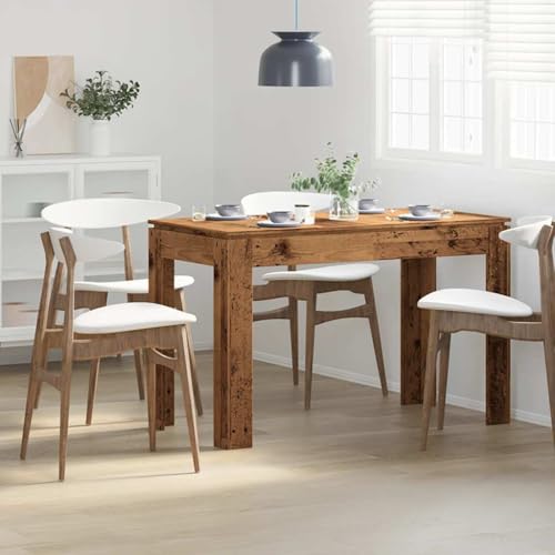 Esstisch Altholz-Optik 120x60x76 cm Holzwerkstoff, Holztisch Küchentisch Tisch Essgruppe Geeignet für Wohnzimmer Speisesaal Esszimmer Küche Esstisch Altholz-Optik 120x60x76 cm Holzwerkstoff, Holztisch Küchentisch Tisch Essgruppe Geeignet für Wohnzimmer Speisesaal Esszimmer Küche von THOYTOUI