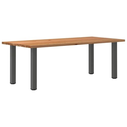 THOYTOUI Esstisch Hellbraun 220x100x74 cm Massivholz Eiche Rechteckig, Essgruppe Holztisch Esszimmertisch Bistrotisch Geeignet für Esszimmer Wohnzimmer Küche Speisesaal THOYTOUI Esstisch Hellbraun 220x100x74 cm Massivholz Eiche Rechteckig, Essgruppe Holztisch Esszimmertisch Bistrotisch Geeignet für Esszimmer Wohnzimmer Küche Speisesaal von THOYTOUI