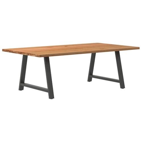 THOYTOUI Esstisch Hellbraun 220x120x74 cm Massivholz Eiche Rechteckig, Dining Table Küchentisch Tisch Bistrotisch Geeignet für Speisesaal Wohnzimmer Esszimmer Küche THOYTOUI Esstisch Hellbraun 220x120x74 cm Massivholz Eiche Rechteckig, Dining Table Küchentisch Tisch Bistrotisch Geeignet für Speisesaal Wohnzimmer Esszimmer Küche von THOYTOUI