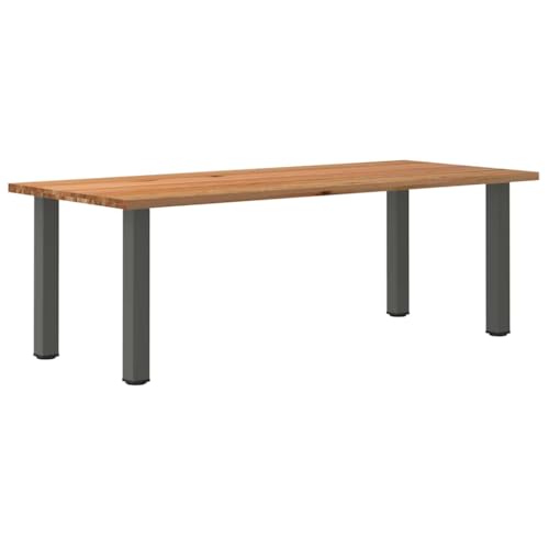 THOYTOUI Esstisch Hellbraun 240x100x74 cm Massivholz Eiche Rechteckig, Dining Table Holztisch Essgruppe Bistrotisch Geeignet für Wohnzimmer Esszimmer Speisesaal Küche THOYTOUI Esstisch Hellbraun 240x100x74 cm Massivholz Eiche Rechteckig, Dining Table Holztisch Essgruppe Bistrotisch Geeignet für Wohnzimmer Esszimmer Speisesaal Küche von THOYTOUI