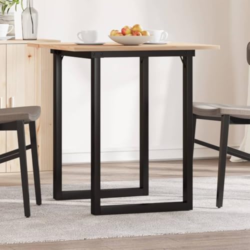 THOYTOUI Esstisch O-Gestell 70x70x75 cm Massivholz Kiefer und Stahl, Dining Table Küchentisch Esszimmertisch Holztisch Geeignet für Esszimmer Küche Wohnzimmer Speisesaal THOYTOUI Esstisch O-Gestell 70x70x75 cm Massivholz Kiefer und Stahl, Dining Table Küchentisch Esszimmertisch Holztisch Geeignet für Esszimmer Küche Wohnzimmer Speisesaal von THOYTOUI