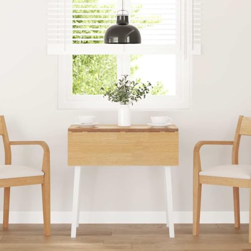 THOYTOUI Esstisch Weiß Massivholz Gummibaumholz, Essgruppe Esszimmertisch Tisch Küchentisch Geeignet für Esszimmer Küche Wohnzimmer Speisesaal THOYTOUI Esstisch Weiß Massivholz Gummibaumholz, Essgruppe Esszimmertisch Tisch Küchentisch Geeignet für Esszimmer Küche Wohnzimmer Speisesaal von THOYTOUI
