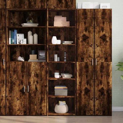 THOYTOUI Highboard, Vitrinenschrank Sideboard Schränke Storage Cabinet Geeignet für Corridoio Cucina Soggiorno Ufficio Sonoma-Eiche 50x41x185 cm Holzwerkstoff THOYTOUI Highboard, Vitrinenschrank Sideboard Schränke Storage Cabinet Geeignet für Corridoio Cucina Soggiorno Ufficio Sonoma-Eiche 50x41x185 cm Holzwerkstoff von THOYTOUI