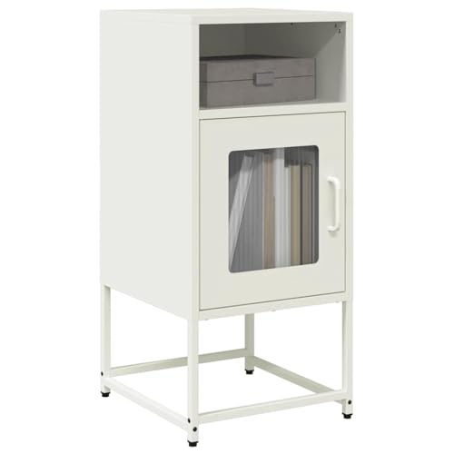 THOYTOUI Nachttisch, TV-Schrank Vitrinenschrank Mehrzweckschrank Anrichte Geeignet für Corridoio Ufficio Soggiorno Cucina Weiß 36x39x78 cm Kaltgewalzter Stahl THOYTOUI Nachttisch, TV-Schrank Vitrinenschrank Mehrzweckschrank Anrichte Geeignet für Corridoio Ufficio Soggiorno Cucina Weiß 36x39x78 cm Kaltgewalzter Stahl von THOYTOUI