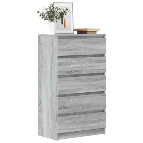 THOYTOUI Schubladenschrank, Komodenschrank Schubladenkommode Küchenkommode Chest of Drawers Geeignet für Ufficio Soggiorno Camera da letto Cucina Grau Sonoma 60x36x103 cm Holzwerkstoff THOYTOUI Schubladenschrank, Komodenschrank Schubladenkommode Küchenkommode Chest of Drawers Geeignet für Ufficio Soggiorno Camera da letto Cucina Grau Sonoma 60x36x103 cm Holzwerkstoff von THOYTOUI