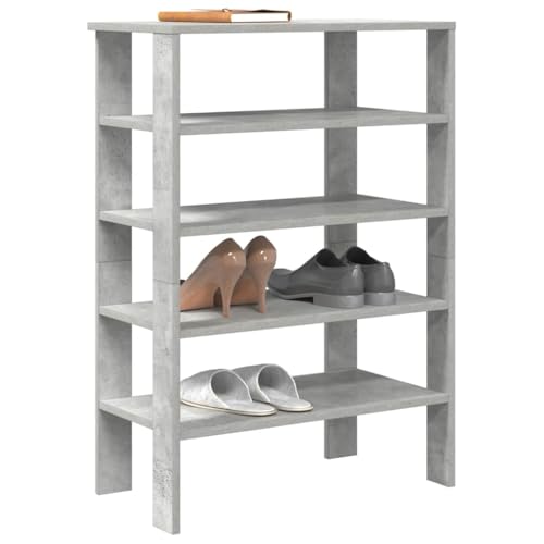 THOYTOUI Schuhregal Betongrau 61x32x87,5 cm Holzwerkstoff, Flurschrank Schuhkommode Shoe Rack Schuhboxen Verfügbar für Wohnheim Flur Hotel Schlafzimmer THOYTOUI Schuhregal Betongrau 61x32x87,5 cm Holzwerkstoff, Flurschrank Schuhkommode Shoe Rack Schuhboxen Verfügbar für Wohnheim Flur Hotel Schlafzimmer von THOYTOUI