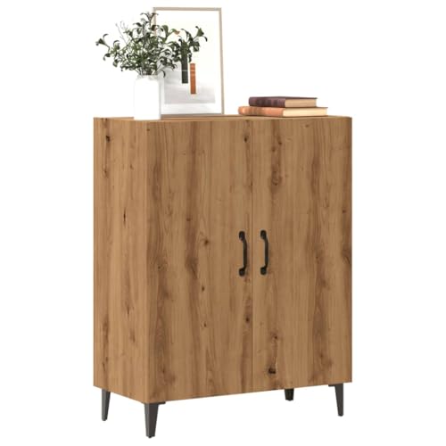 THOYTOUI Sideboard, TV-Schrank Apothekerschrank Arbeitsplatte Buffetschrank Geeignet für Camera da letto Soggiorno Cucina Corridoio Artisan-Eiche 70x34x90 cm Holzwerkstoff von THOYTOUI