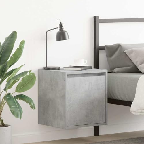 THOYTOUI Wand Nachttisch 2er Set Betongrau 38x34x40 cm, Nachttisch hängend Nachtisch Bedside Table Nachtschrank Verwendbar für Wohnung Gästezimmer Schlafzimmer Wohnheim THOYTOUI Wand Nachttisch 2er Set Betongrau 38x34x40 cm, Nachttisch hängend Nachtisch Bedside Table Nachtschrank Verwendbar für Wohnung Gästezimmer Schlafzimmer Wohnheim von THOYTOUI