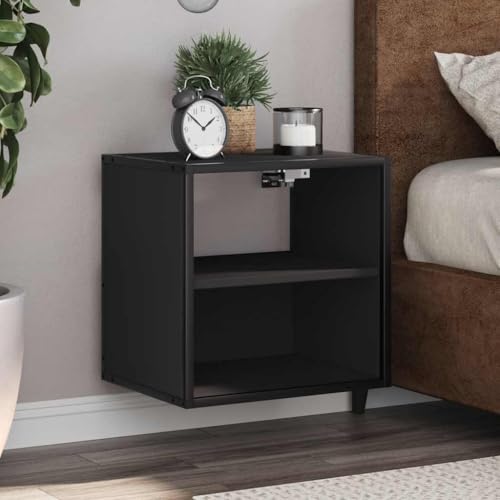 THOYTOUI Wand Nachttisch 2er Set Schwarz 40x31x39,5 cm, Nachtkästchen Nachtisch Bedside Table Nachttisch hängend Verwendbar für Schlafzimmer Gästezimmer Hotel Wohnung THOYTOUI Wand Nachttisch 2er Set Schwarz 40x31x39,5 cm, Nachtkästchen Nachtisch Bedside Table Nachttisch hängend Verwendbar für Schlafzimmer Gästezimmer Hotel Wohnung von THOYTOUI