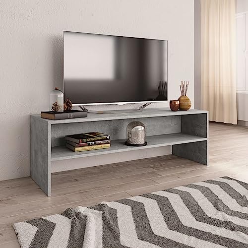 TV Schrank Betongrau 120x40x40 cm Holzwerkstoff, Lowboard Fernsehschrank Sideboard Fernseher Tisch Geeignet für Wohnheim Schlafzimmer Wohnung Hotel TV Schrank Betongrau 120x40x40 cm Holzwerkstoff, Lowboard Fernsehschrank Sideboard Fernseher Tisch Geeignet für Wohnheim Schlafzimmer Wohnung Hotel von THOYTOUI