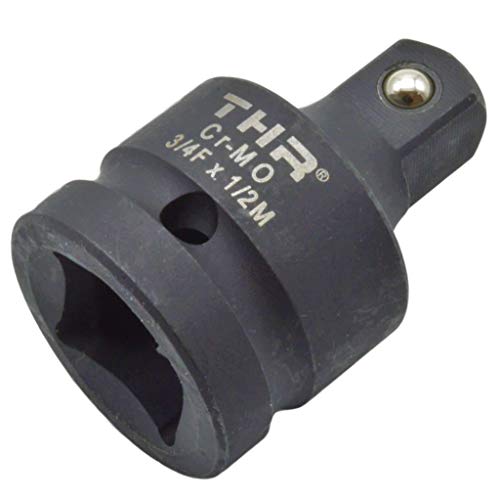 Kraft Adapter 3/4" innen auf 1/2" außen Stecknuss für Schlagschrauber von THR Industrieprodukte