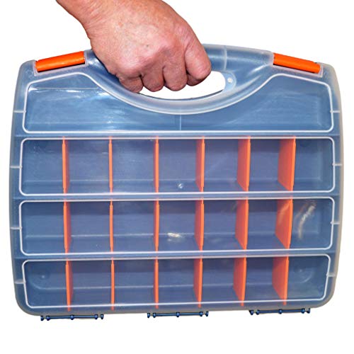 Sortimentskasten Sortierkasten Sortimentskoffer Kleinteile Organizer leer 38x31x7cm von THR Industrieprodukte