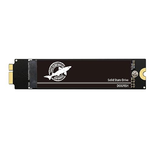 Dogfish 256GB SSD for MacBook Air A1369 A1370, Solid State Drive Capacity Upgrade for 2010 2011 MacBook Air A1370(EMC 2393/2471), A1369(EMC 2392/2469) (OS Pre-Installed) von THREE COLOUR DOGFISH