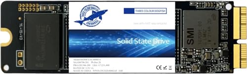 Dogfish 2TB SSD für MacBook M.2 2280 NVMe PCIe Gen3x4, interne SSD für MacBook Air A1466 A1465 (2013-2017)/MacBook Pro A1398 A1502 (Retina 2013–2015)/iMac A1419 A1418-2TB von THREE COLOUR DOGFISH