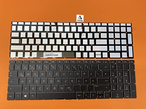 DEUTSCHE - Tastatur mit Beleuchtung kompatibel für HP 17-by0000 Serie von T-ProTek