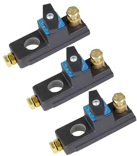Intelligenter Autobatterie-Trennschalter, Autobatterie-Trennschalter Batterie-Notausschalter Hochleistungs-Batterie-Abschaltschalter Autobatterie-Trennschalter For Auto Wohnmobil Und Boot(3PCS) von THUCHENYUC