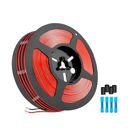 Flexible Silikon-Elektronikdraht-THUN-CT 2,07 mm² 14AWG-6m(3 Meter schwarz und 3 Meter rot) mit niedrigem Widerstand und hoher Temperaturbeständigkeit von THUN-CT