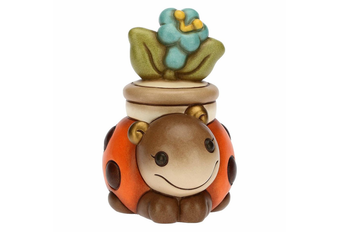 THUN SpA Dekofigur THUN Figur 'Marienkäfer mit Pflanze' 2023 von THUN SpA