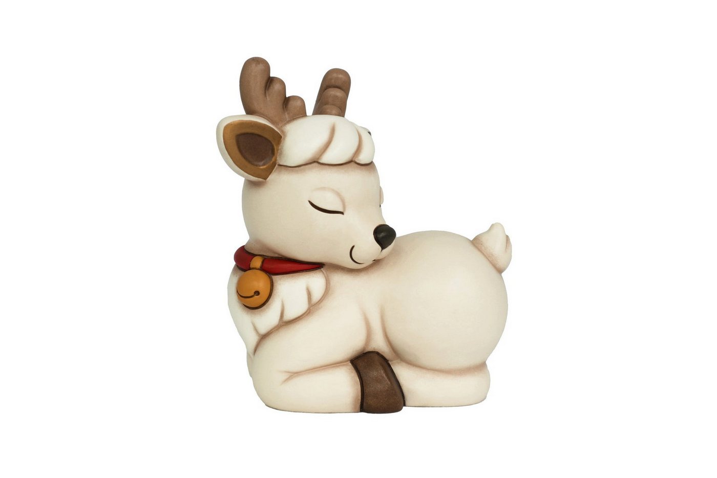 THUN SpA Dekofigur THUN 'Rentier Robin sitzend aus Keramik, mittel' 2023 von THUN SpA