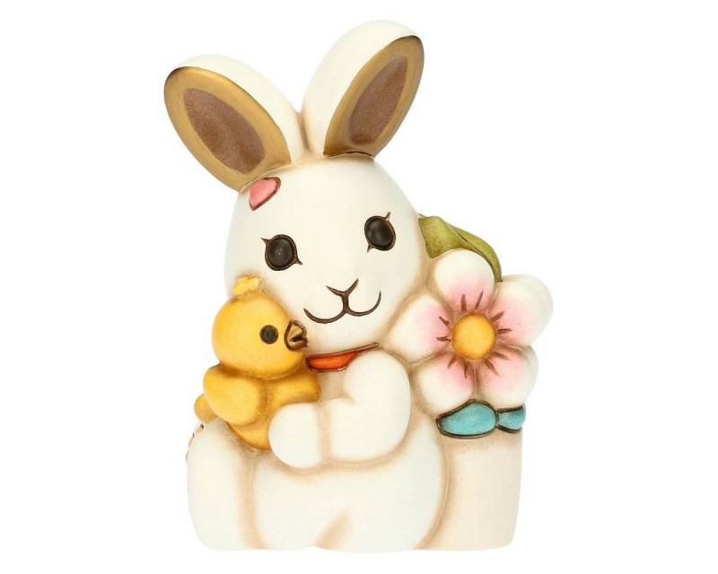 THUN SpA Dekofigur THUN Standard 'Häschen Joy niedlich mit Küken und Blumenvase' 2022 von THUN SpA