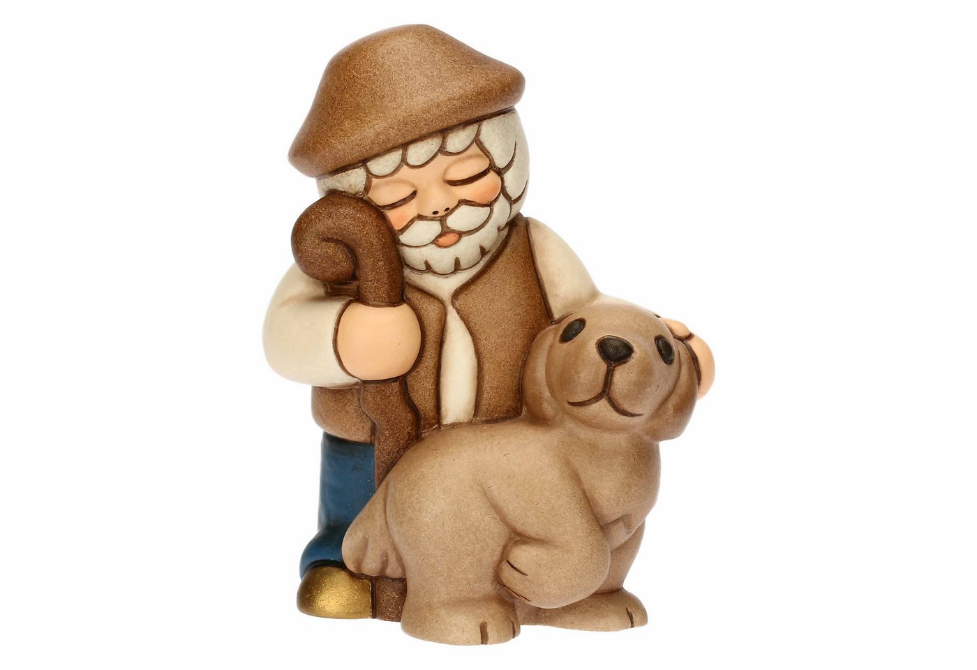 THUN SpA Dekofigur Thun 'Krippe Klassisch Hirte MIT HUND' - 2025 von THUN SpA