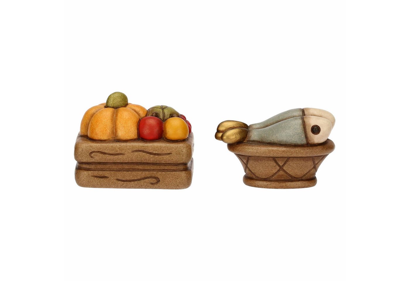THUN SpA Dekofigur Thun 'Krippe Klassisch SET FRUCHTKISTE UND FISCHKISTE' - 2025 von THUN SpA