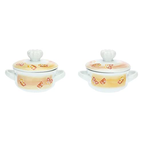 THUN - 2er Set Mini Cocotte mit Deckel Marisol - für Tisch, Ausstechformen und Salatschüssel von THUN