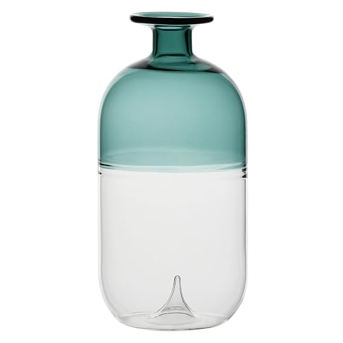 Rituali Domestici - Ameta Vase mit 1 Blüten, halbgrün von rituali domestici
