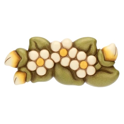 THUN - Blumenwanddekoration - Keramik - Country Bloom Collection - 16,2 x 2,5 x 7,1 cm von THUN