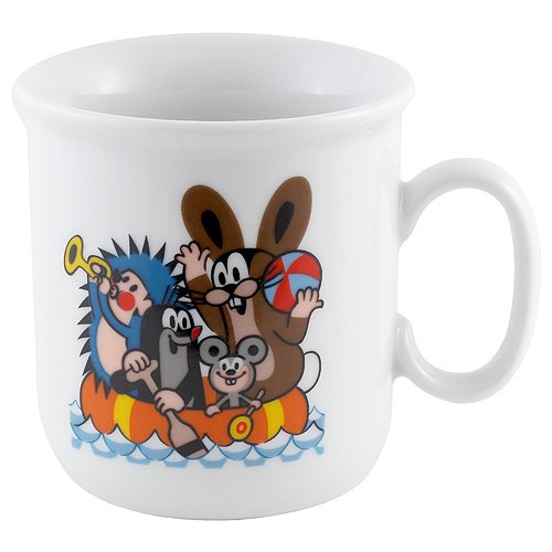 Thun Der Kleine Tasse Maulwurf mit Freunde auf dem Schiffchen, Mehrfarbig Thun Der Kleine Tasse Maulwurf mit Freunde auf dem Schiffchen, Mehrfarbig von THUN