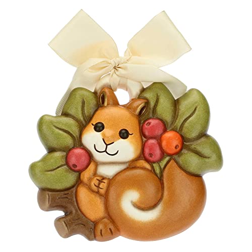 THUN - Formella mit Beeren und Eichhörnchen - Linie Fall in Love - Dekorieren des Hauses, Formellen - Keramik, Band - 15,2 x 3,3 x 13,7 cm; Band: 55 cm von THUN