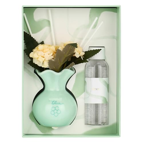 THUN Geschenkbox Mini Diffusor Blumen Blau Stoneware Kollektion Bomboniere 100 ml 5,9 x 5,9 x 10,9 cm THUN Geschenkbox Mini Diffusor Blumen Blau Stoneware Kollektion Bomboniere 100 ml 5,9 x 5,9 x 10,9 cm von THUN