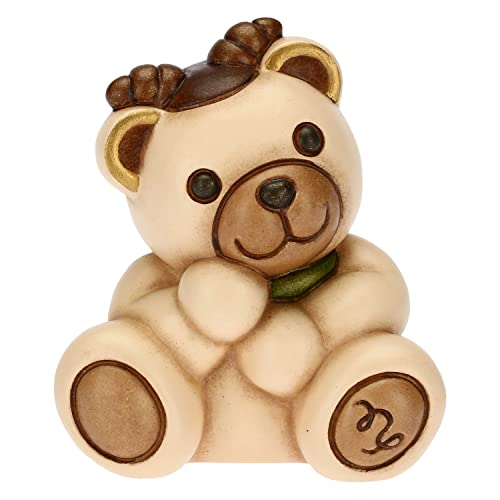 THUN - Ikone Steinbock, Tierkreis - Teddy Stars - Symbole - Handbemalte Keramik - 6,5 x 5,5 x 7,3 cm h von THUN