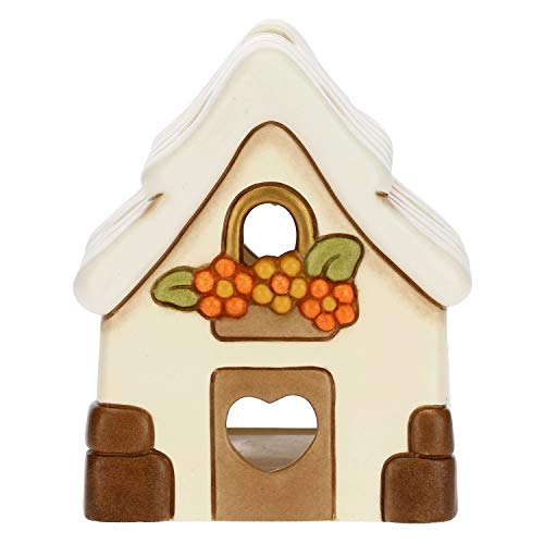 THUN - Kerzenhalter in Form eines Hauses - Weihnachtsdekoration Haus - Keramik - 10 x 9,5 x 11 cm THUN - Kerzenhalter in Form eines Hauses - Weihnachtsdekoration Haus - Keramik - 10 x 9,5 x 11 cm von THUN