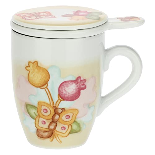 THUN - Kräutertee - Linie Grace, Home Is Where Your Family Is - Küche, Flugkaffee - Porzellan - Ø 8,5 cm; 12 cm h, 300 ml von THUN