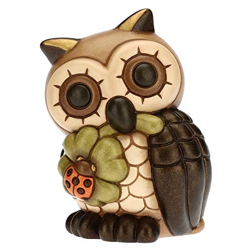 THUN - Mittlere Eule mit Kleeblatt - Keramik - 11,5 cm h - Linie I Classici THUN - Mittlere Eule mit Kleeblatt - Keramik - 11,5 cm h - Linie I Classici von THUN