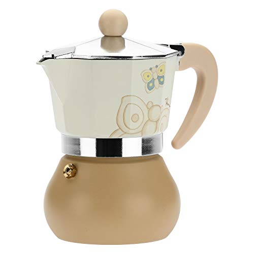 THUN - Moderne Kaffeemaschine mit Schmetterlingen verziert - Küchenzubehör - Linie Elegance - Aluminium - 8 x 8 x 13 cm THUN - Moderne Kaffeemaschine mit Schmetterlingen verziert - Küchenzubehör - Linie Elegance - Aluminium - 8 x 8 x 13 cm von THUN