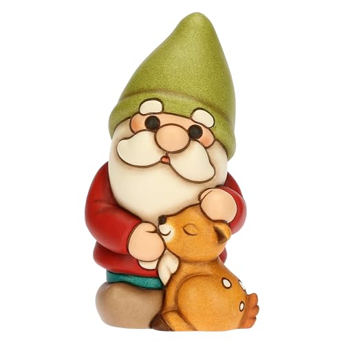 THUN, Oliver Gnom mit REH Amy aus hochwertiger Keramik, mittlere Version, verzauberte Winter-Kollektion, Sammelfiguren, Geschenkidee für Weihnachten, 7,4 x 6 x 13 cm THUN, Oliver Gnom mit REH Amy aus hochwertiger Keramik, mittlere Version, verzauberte Winter-Kollektion, Sammelfiguren, Geschenkidee für Weihnachten, 7,4 x 6 x 13 cm von THUN