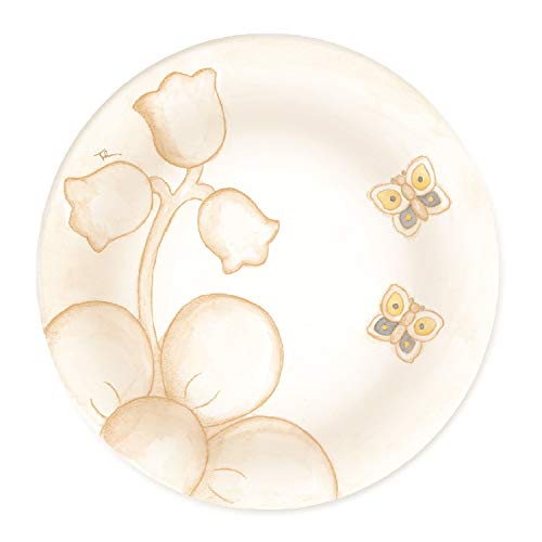 THUN - Teller Elegance Mehrzweckteller groß, Porzellan, Keramisch geformt und gebrannt, Spiegel-Satin, Playful Solid Color with Butterfly Theme, Schmetterling, Dinnerplate THUN - Teller Elegance Mehrzweckteller groß, Porzellan, Keramisch geformt und gebrannt, Spiegel-Satin, Playful Solid Color with Butterfly Theme, Schmetterling, Dinnerplate von THUN