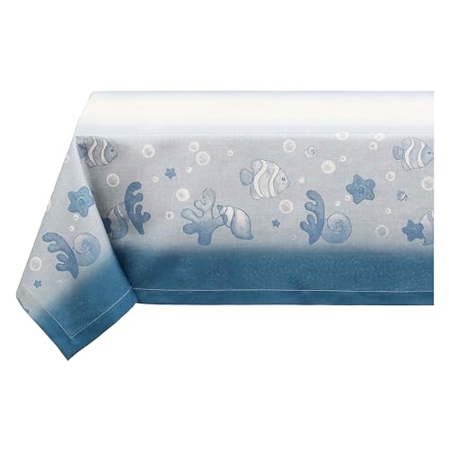 THUN Tischdecke, schmutzabweisend, 100% Polyester, Kollektion Mare da Amare, 150 x 200 cm von THUN