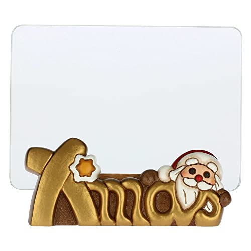 THUN - Weihnachten 2022 - Fotorahmen Christmas mit Weihnachtsmann aus Keramik von Hand verziert 2022 - Keramik, Glas, Einsatz aus Kiefernholz - Fotoraum 10 x 15 cm h THUN - Weihnachten 2022 - Fotorahmen Christmas mit Weihnachtsmann aus Keramik von Hand verziert 2022 - Keramik, Glas, Einsatz aus Kiefernholz - Fotoraum 10 x 15 cm h von THUN