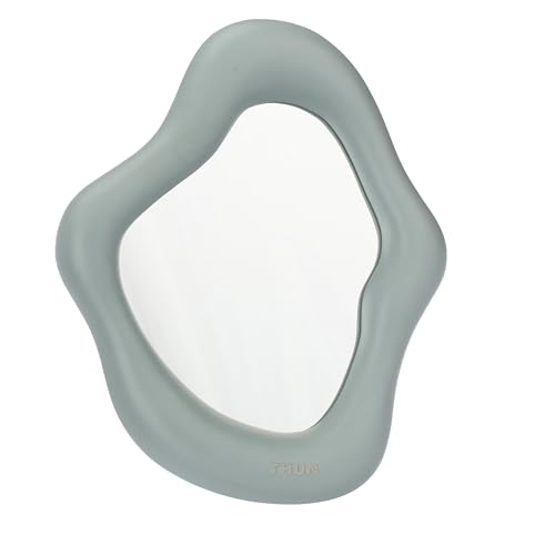 Thun - Kleiner organischer Spiegel - Steinzeug - Plumè Kollektion - 22,7 x 28 cm Thun - Kleiner organischer Spiegel - Steinzeug - Plumè Kollektion - 22,7 x 28 cm von THUN