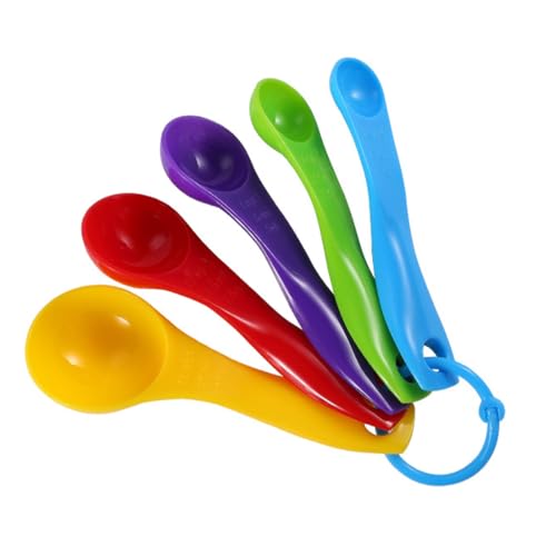 THXFUNAREA Messlöffel 5 Stück Dosierlöffel Bunt Messlöffel Gramm Messlöffel Set mit Unterschiedlichen Kapazitäten Portionierlöffel für Kochen Backen Flüssigkeits und Pulvermessgeräte THXFUNAREA Messlöffel 5 Stück Dosierlöffel Bunt Messlöffel Gramm Messlöffel Set mit Unterschiedlichen Kapazitäten Portionierlöffel für Kochen Backen Flüssigkeits und Pulvermessgeräte von THXFUNAREA