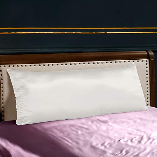THXSILK 25 Momme Seide Kissenbezug für Haar und Haut - Maulbeerseide Kissenbezug - Hypoallergen mit Versteckter Reißverschluss - Pure Seide auf Beide Seiten … (Weiß, 40x145cm) THXSILK 25 Momme Seide Kissenbezug für Haar und Haut - Maulbeerseide Kissenbezug - Hypoallergen mit Versteckter Reißverschluss - Pure Seide auf Beide Seiten … (Weiß, 40x145cm) von THXSILK