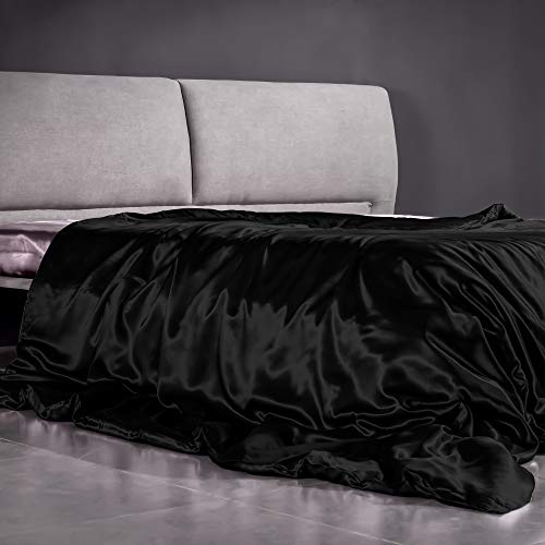 THXSILK Seide Bettbezug, Seide Tröster Cover, 100% 22 Momme Bestnote Maulbeerseide Bettwäsche von THXSILK