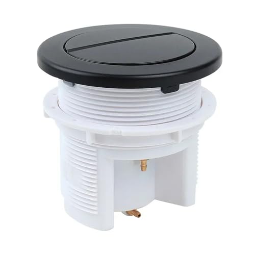 1 stücke Dual Flush Push Button Wc Push Button Air Typ PneumaticToilet Taste Hoem Bad WC Werkzeug Teile(Black) von THXSXMO