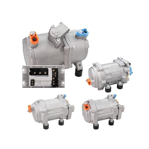 12V 24V 48V Elektrischer Kompressor-Kit for Auto-Klimaanlage Auto LKW Bus Boot Traktor Camper RV(E-48V) von THXSXMO